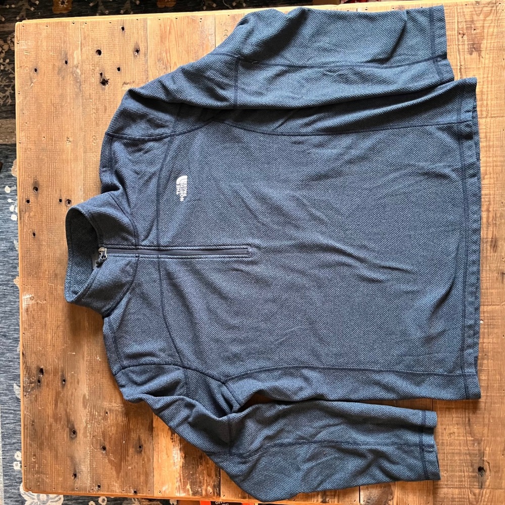 The North Face Canyonlands Quarter-Zip Fleece Pullover Navy  
Blue Men's Large